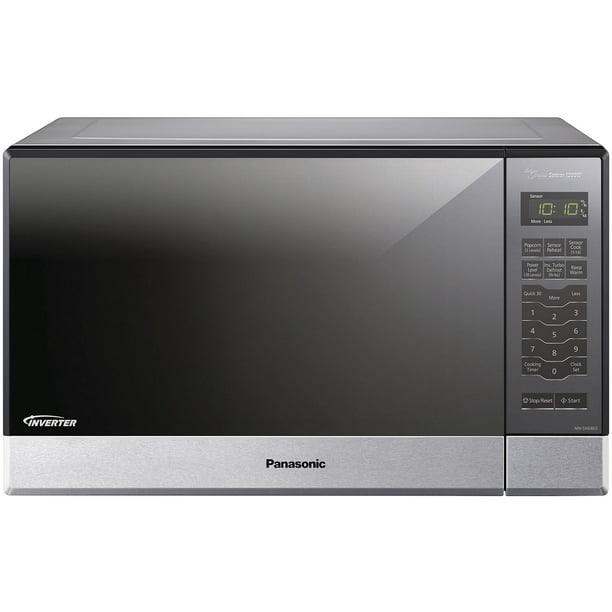 Panasonic 1.6CuFt Countertop Microwave Genius Inverter Tech,NN-SN755S Free Cover